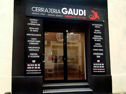 Cerrajeria Gaudí. Urgencias 24H | Antibumping | Apertura Puertas | Barcelona