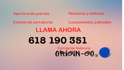 Cerrajeros Valencia | Origin-Go | Baratos